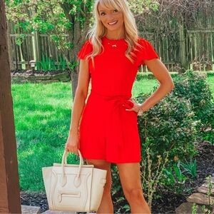 Antonio Melani - Elegant Red Shorts Romper - Size 4